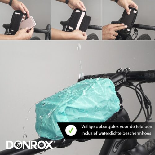 Regenhoes voor Donrox fietstas